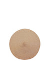Walton & Co Circular Ribbed Placemat, Spice