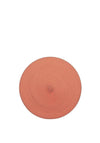 Walton & Co Circular Ribbed Placemat, Terracotta
