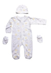 Sheelin Unisex Animal Print 5 Piece Set, Yellow