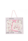Watch Me Grow Bunny 3 Piece Baby Gift Set, Pink