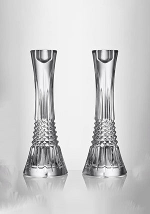 Waterford Crystal Lismore Diamond Set of 2 Candlesticks