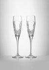 Waterford Crystal Love Set of 2 Wedding Vow Flutes
