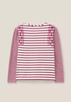 White Stuff Whisper Interlock Multi Stripe Tee, Pink Multi