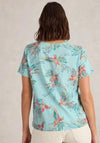 White Stuff Abbie Floral Print T Shirt, Blue