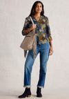White Stuff Annie Abstract Print Shirt, Tan