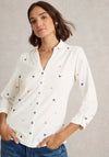 White Stuff Annie Embroidered Shirt, White