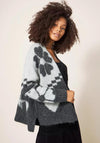 White Stuff Nordic Forest Wool Cardi, Grey Multi