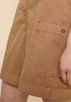 White Stuff Carlie Cargo Shorts, Dark Natural