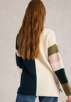 White Stuff Jana Colour Block Jumper, Green