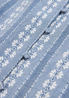 White Stuff Rhiannon Organic Cotton Embroidered Vest, Blue & White
