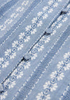 White Stuff Rhiannon Organic Cotton Embroidered Vest, Blue & White