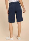 White Stuff Hayley Organic Cotton Shorts, Dark Navy