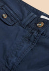 White Stuff Hayley Organic Cotton Shorts, Dark Navy