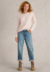 White Stuff Patchwork Cable Knit Jumper, Cream