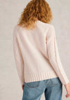 White Stuff Patchwork Cable Knit Jumper, Cream