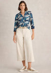 White Stuff Annie Floral Print Blouse, Blue Print