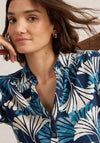 White Stuff Annie Floral Print Blouse, Blue Print