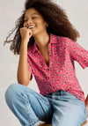 White Stuff Annie Printed Blouse, Coral Multi