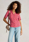 White Stuff Annie Printed Blouse, Coral Multi