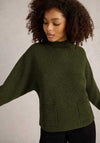 White Stuff Carli Knit Wool Jumper, Green