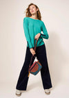 White Stuff Olive Knitted Jumper, Bright Blue