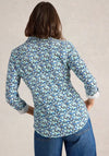White Stuff Annie Heart Print Jersey Shirt, Blue