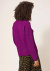 White Stuff Medway Wool Blend Sweater, Mid Pink