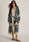 White Stuff Liv Printed Tunic Dress, Navy Multi
