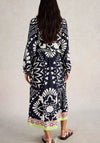 White Stuff Liv Printed Tunic Dress, Navy Multi