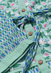 White Stuff Mabel Mixed Printed Dress, Teal