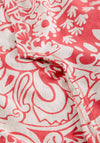 White Stuff Nelly Notch Neck T-Shirt, Red