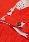 White Stuff Otto Linen Blend Dress, Red