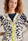 White Stuff Lulu Printed Cardigan, Beige Multi