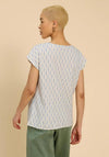 White Stuff Rae Organic Cotton Vest, Blue