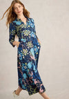 White Stuff Rua Floral Midi Dress, Blue Print