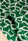 White Stuff Rua Jersey Print Midi Shirt Dress, Green