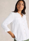 White Stuff Sophie Organic Cotton Shirt, White