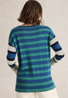 White Stuff Olive Striped Sweater, Blue Multi