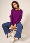 White Stuff Olive Knitted Sweater, Dark Pink