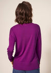 White Stuff Olive Knitted Sweater, Dark Pink