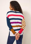 White Stuff Olive Heart Jumper, Grey Multi