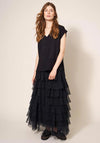 White Stuff Sparkle Tank Jumper, Pure Black