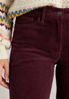 White Stuff Brooke Straight Cord Trousers, Burgundy