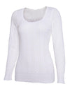 White Swan Long Sleeve Top, White