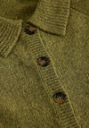 White Stuff Knitted Button Up Cardigan, Green