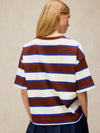 White Stuff Kat striped Top, Brown Multi