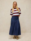 White Stuff Kat striped Top, Brown Multi