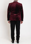 White Label Jacob Velvet Blazer, Burgundy