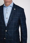 White Label Jasper Check Blazer, Navy