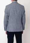 White Label Jasper Tapered Fit Houndstooth Blazer, Navy